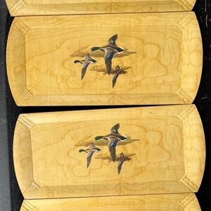 Hasko 4 Wooden Duck Trays